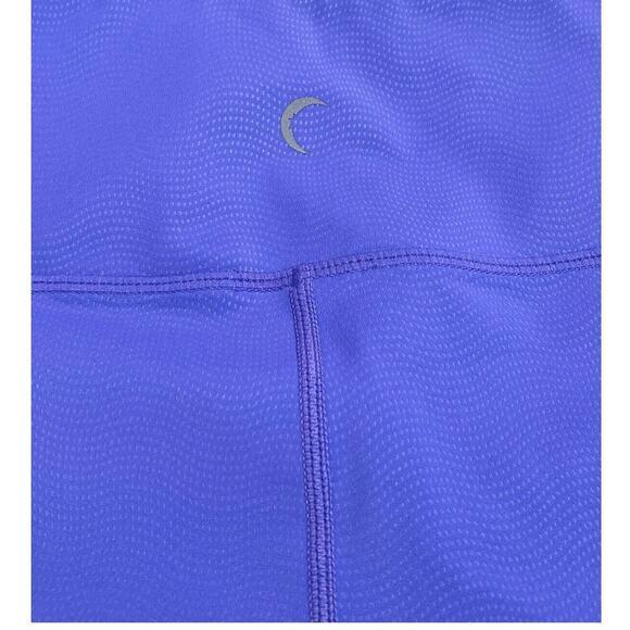Zyia Active Womens 8 - 10 Tight Legging Crop Purple Compression Active Cropped - Picture 9 of 11